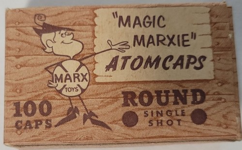 Vintage 1950's Marx Magic Marxie Atomcaps Open Box