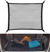 Kofferraumnetz Auto GepäCknetz Organizer Elastisch Mit Haken 60Cm