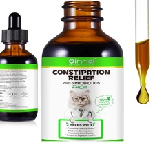 Cat Constipation Relief, 2 Fl Oz Constipation Relief for Cat, Cat Laxative, C...