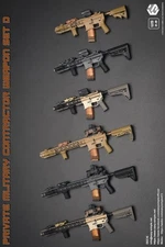 1/6 scale PMC Weapon Set (ABCDEF) COMBO - MINT IN BOX