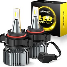 5202 H16 LED Fog Light Bulbs, 6500K 400 Brightness CSP 5202/5201 Cool White