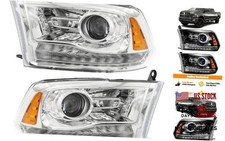 Silver Halogen Headlight Assembly for Passenger Side - Left/Right