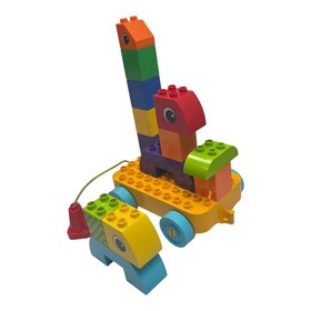 14 of 15 Bricks for Lego Duplo Toddler Build & Pull Along 10554 No Box or Manual