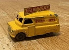 Vintage 1950s Matchbox Lesney England No 42 Evening News Van Yellow VG+