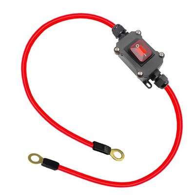 DC12V Inline Wire  DC12-24V DPST Dual Side Wiring  25A IP65 with On/Off 1733