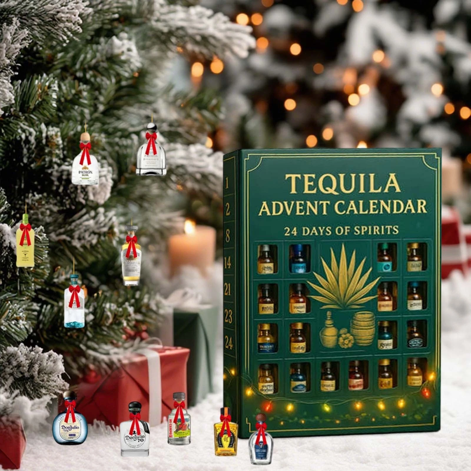 TEQUILA Advent Calendar 2025 24 Countdown Charms & Holiday