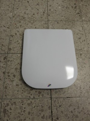 Vigour Derby WC Sitz Toilette weiss Edelstahlscharnier abnehmbar Absenkautomatik
