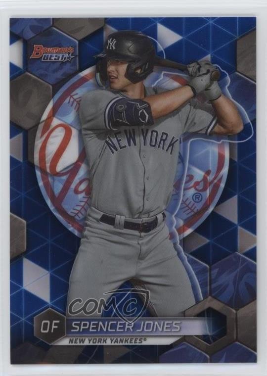 2023 Bowman's Best Top Prospects Blue Refractor 109/150 Spencer Jones #TP-5 0hk8