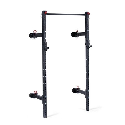 Titan Fitness T-3 Series Wall Mounted Folding Power Rack, 91'' Height x 21'' Depth