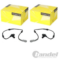 2X Triscan ABS-SENSOR Raddrehzahl Hinten Passend FüR CitroËN Xsara Peugeot 306