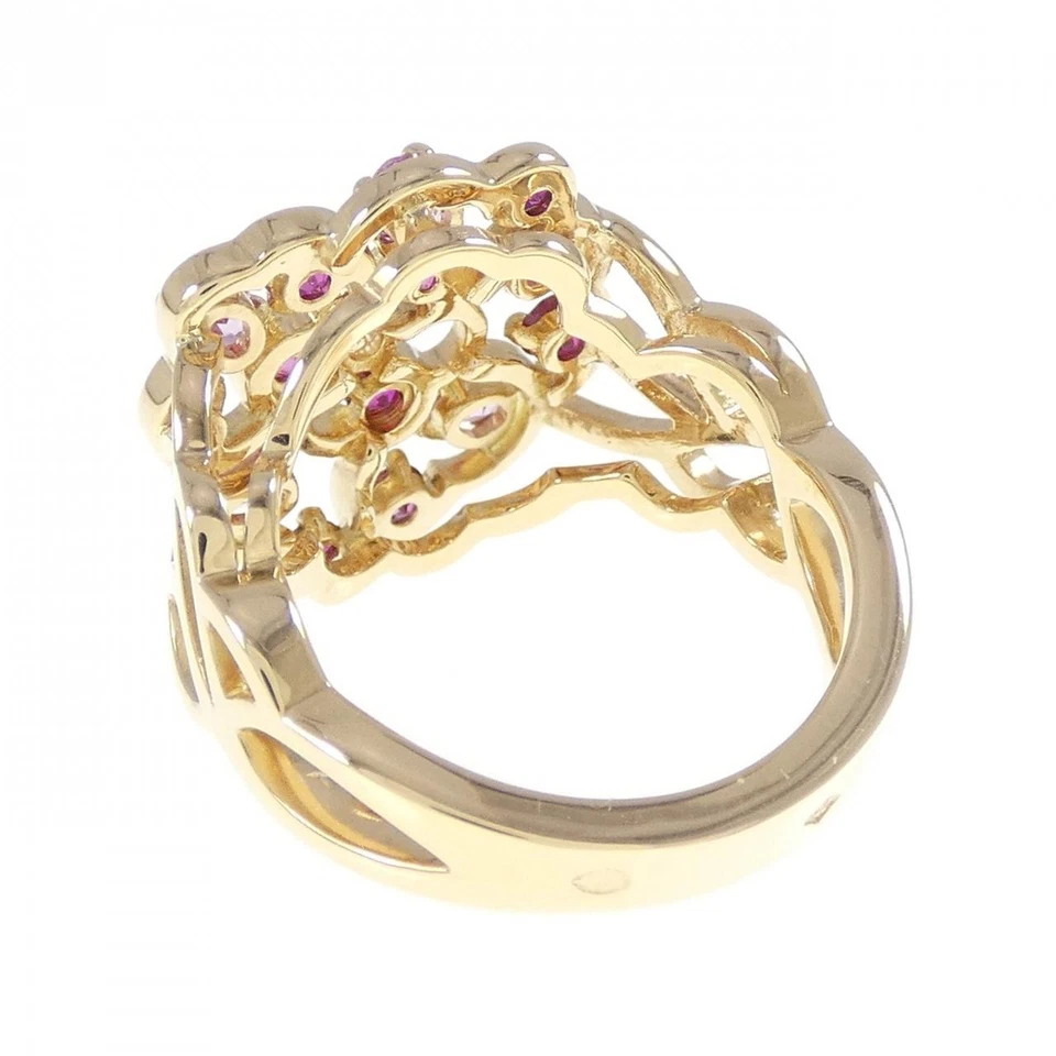 Auténtico anillo Chanel camelia #270-004-148-9595 Foto 3 de 4