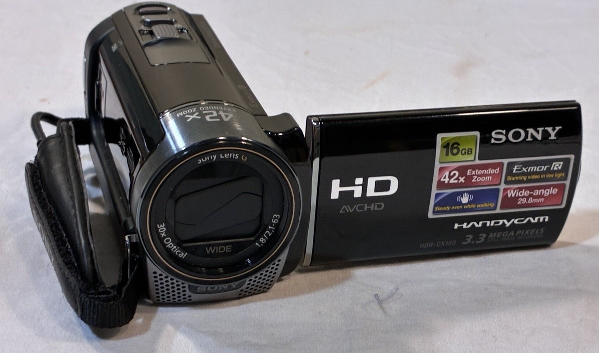Sony Handycam HDR-CX160 High Definition Camcorder for sale online