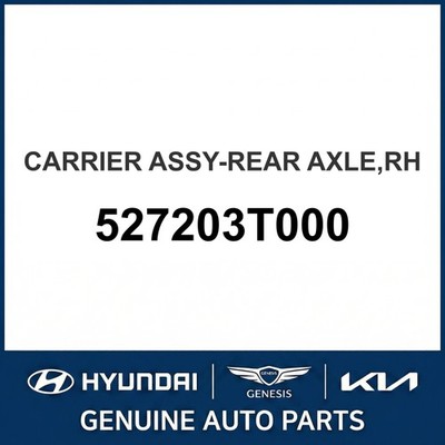 2008-2015 Hyundai Equus Trägerbaugruppe - Hinterachse OEM Neu 527203T000