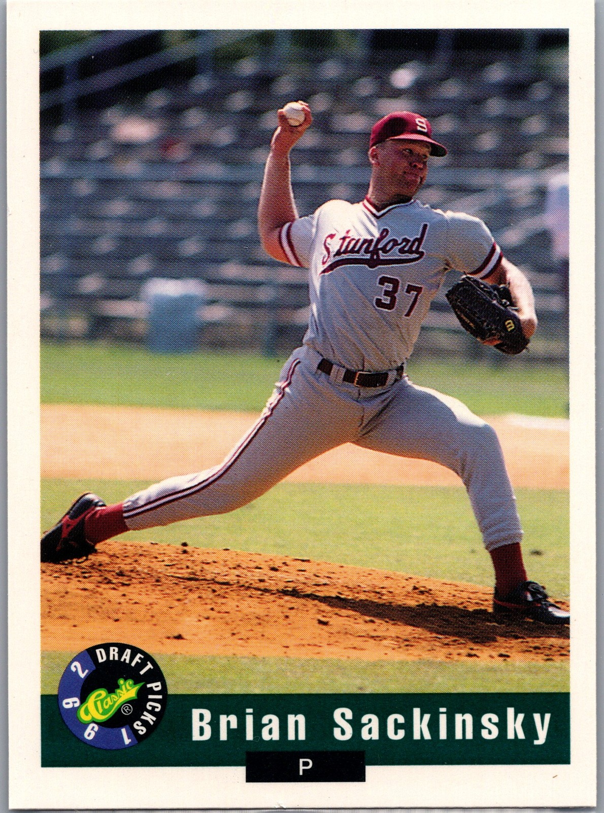 1992 Classic Draft Picks #28 Brian Sackinsky