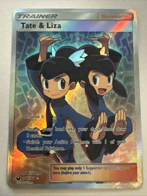 TATE AND LIZA Trainer Textured Holographic Goddess Custom Art Foil TCG Card