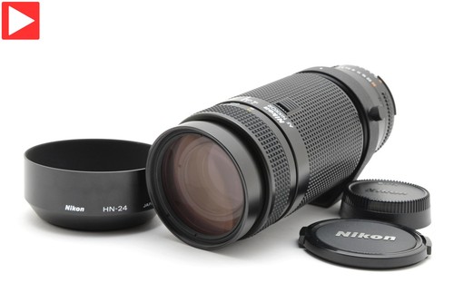 Near Mint Nikon AF NIKKOR 75-300mm f/4.5-5.6 Portrait Telephoto Lens from Japan