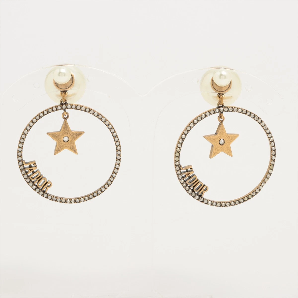 Bijou piercing Dior J'Adior (pour les deux oreilles) GP x strass x imitation perle 