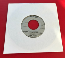 TINA BRITT You're Absolutely Right 1965 US 7" vinyl single 45 record VG+