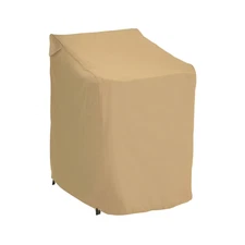 Terrazzo Patio Chair Cover Classic Accessories 33.5in x 25.5in x 45in Brown