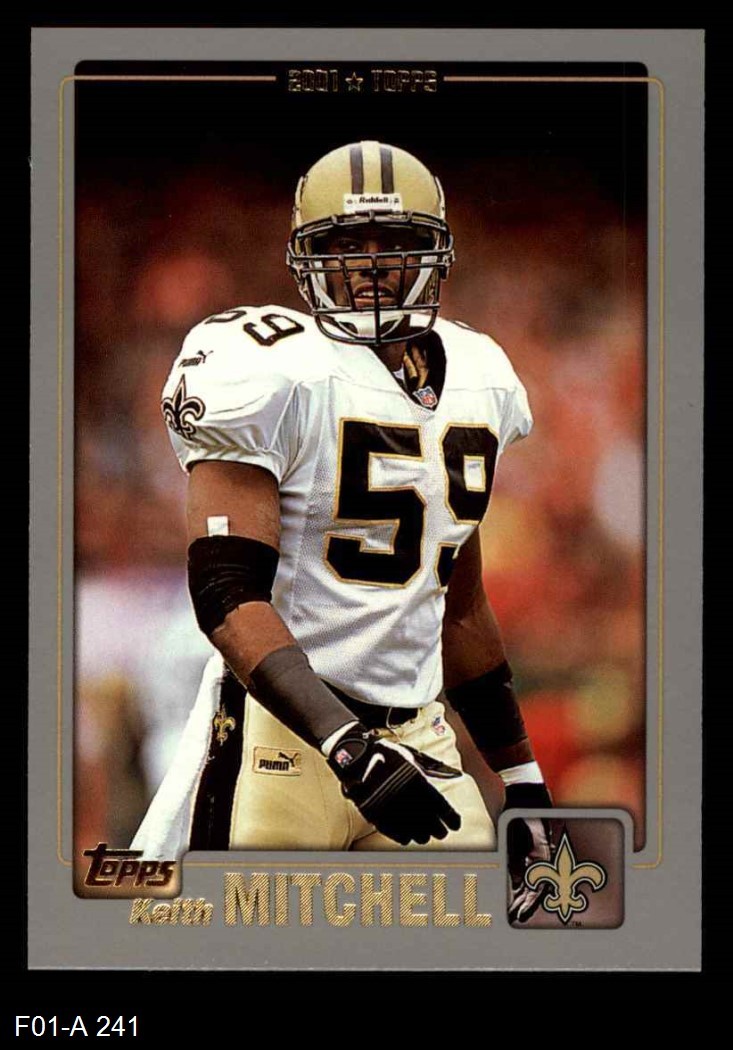 2001 Topps #241 Keith Mitchell Saints RC Texas A&M 8 - NM/MT