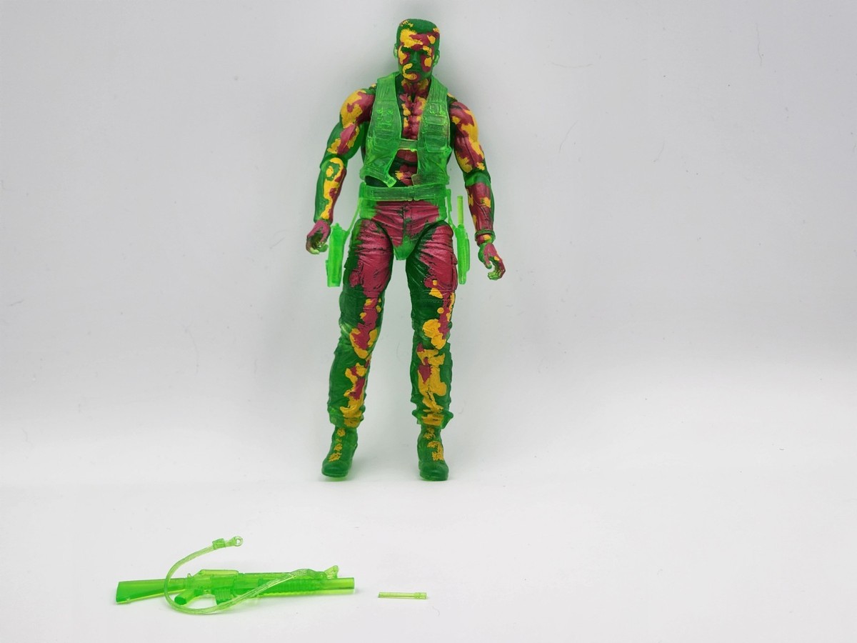Predator Dutch フィギュア Neca Predator Dutch Thermal Vision Figure Green 2012 Accessories