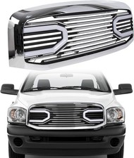 Front Hood Bumper Grille Compatible With 2006-2009 Dodge Ram 2500 3500 2006-2008