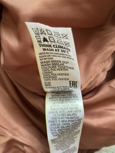 Marks & Spencer Ladies Stormwear Thermowarmth Padded Jacket Size 22 BNWT - Picture 7 of 7
