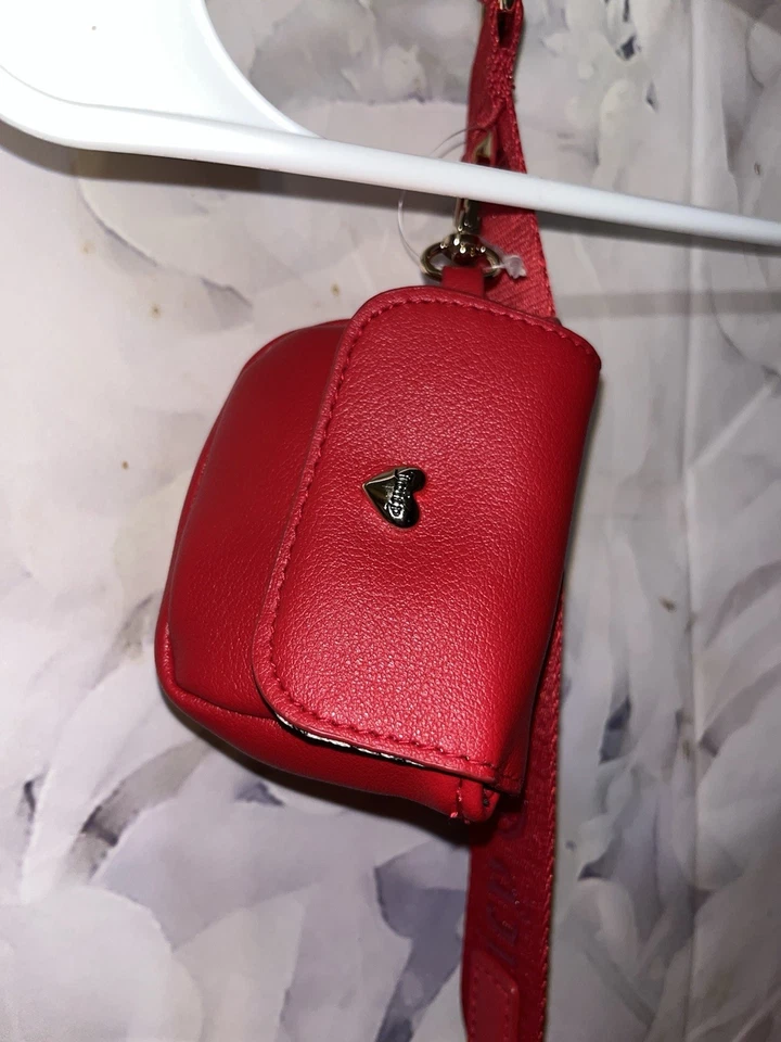 Bolso Bandolera Juicy Couture Caramelo Manzana Rojo Liga Hobo con Bolsa ¡Nuevas Etiquetas!! Foto 3 de 4