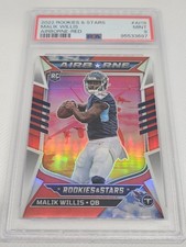 2022 '/99 RC Rookies & Stars #AI-19 Malik Willis Airborne Red Prizm PSA 9 Miami 