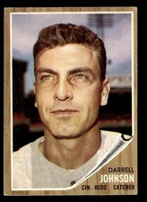 1962 Topps Darrell Johnson #16 GD Cincinnati Reds