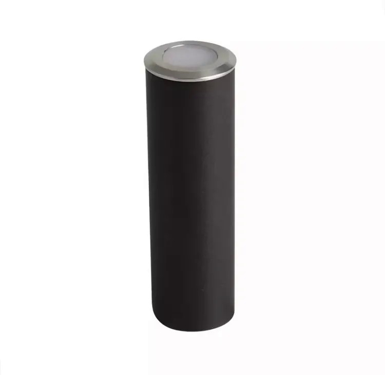 UNIVERSO LAMPADA DA TERRA SEGNAPASSO COLORE NERO+ARGENTO LUCE CALDA 3000K LUCE N