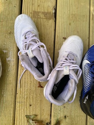 New Balance Lacrosse Cleats White Size 6 Youth Mens Sneakers Shoes