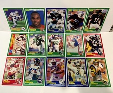 BO JACKSON 1989 Score Football 15 Card Lot Derrick Thomas RC Montana Jim Kelly