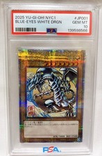 PSA10 YuGiOh Blue-Eyes White Dragon Ukiyoe Style Trading Card PSA Graded