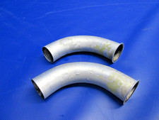 Lycoming O-540 Air Intake Pipe P/N 70485 LOT OF 2 - One is Dented (0925-958)