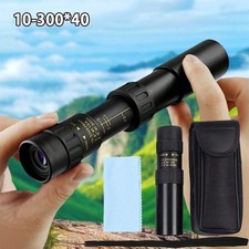 10-300X High Power Zoom Monocular Telescope BAK4 Prism FMC Lens Bird Watching