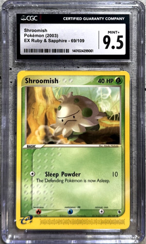 Shroomish graded CGC 9.5 for sale on eBay