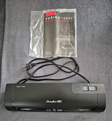 Swingline GBC Fusion 1000L Letter 9in Manual Laminator, MPN 1703072