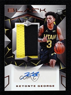 2023-24 Black Rookie Jumbo Memorabilia Copper 3/10 Keyonte George Auto RC 0c3