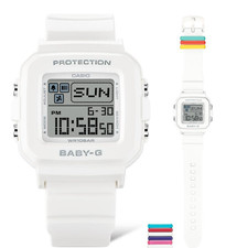 Casio G-Shock Baby-G Digital Watch White Resin BGD-10L-7