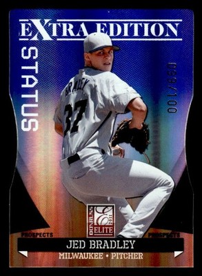 Jed Bradley 2011 Donruss Elite Extra Edition Blue Status Die Cut #/100 #P-25 ESE
