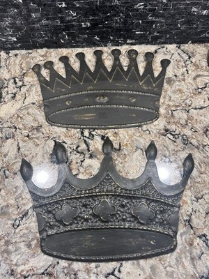 Metal Crown Wall Plaques Made In India King Queen Prince Princess Decor