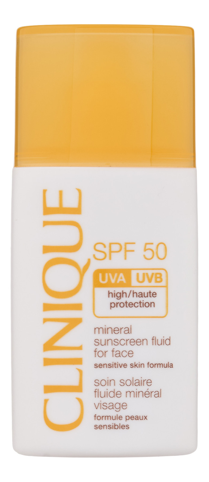 Clinique SPF50 Mineral Sunscreen Fluid for Face – 30ml Lightweight Sun Protection-image