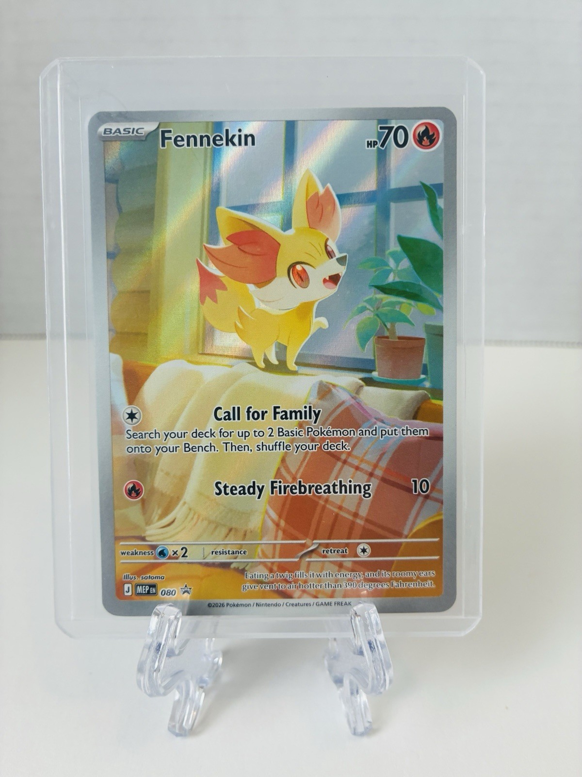 Pokemon Fennekin 080 (Promo) Mega Evolution Promo - Near Mint
