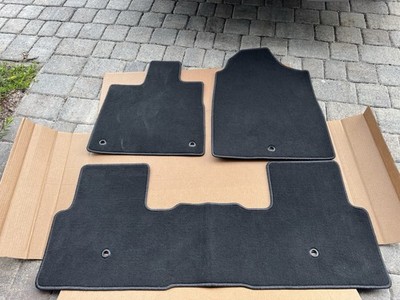 OEM 2023-2025 HONDA PILOT EX-L BLACK CARPET FLOOR MATS (1st & 2nd Row Only)