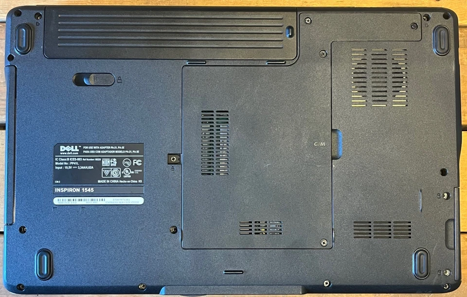 Dell Inspiron 1545 - PP41L Laptop Intel VISTA HOME PP41L dual core 3gd ram euc  - Image 4 of 4