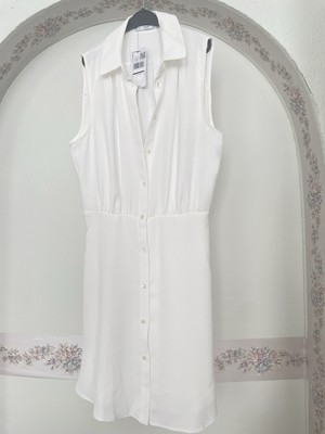 Blusenkleid Mango Weiß S