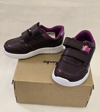 Clarks Younger Girls Shoes Available in Size UK 5F EU 21 And UK 5.5F EU 22