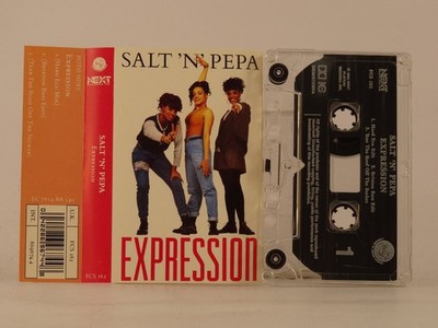 SALT N PEPA E*PRESSION (85) 3 Track Audio Cassette NEXT PLATEAU