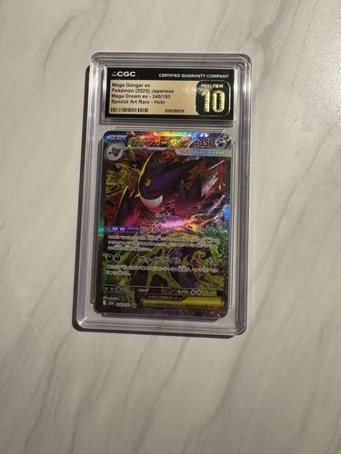 Mega Gengar EX - 240/193 - CGC 10 Pristine -Jp Mega Dream EX - Special Art Rare